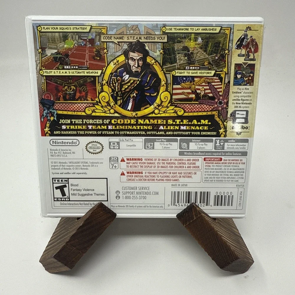 Code Name: S.T.E.A.M. - Nintendo 3DS NEW SEALED